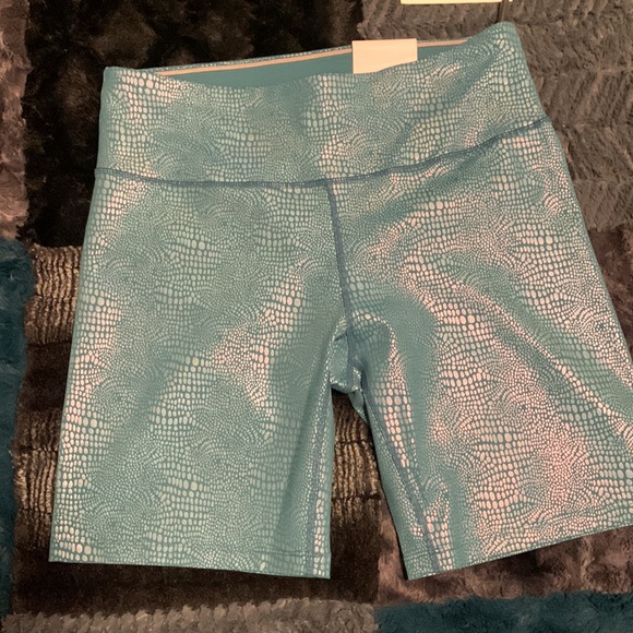 Teal Calvin Klein Women’s 7” Biker Shorts - Picture 4 of 9